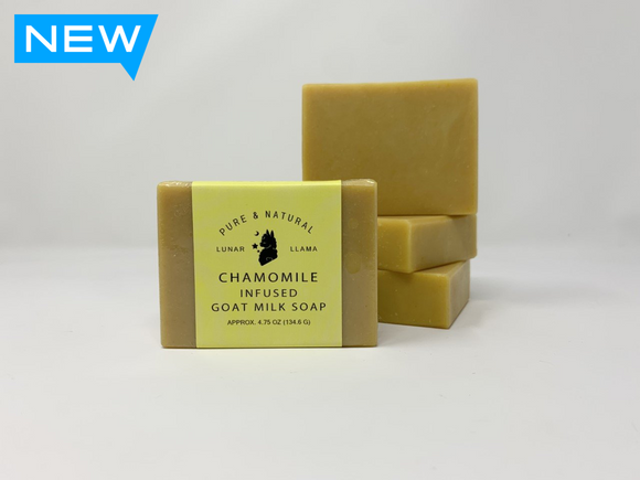 Chamomile Infused Pure & Natural Goat Milk Soap