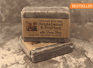 Sandalwood & Bourbon Pure Goat Milk Soap