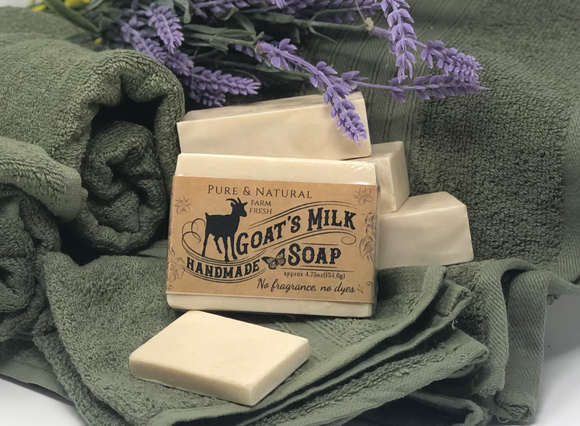 Fragrance Free Pure & Natural Goat Milk Soap